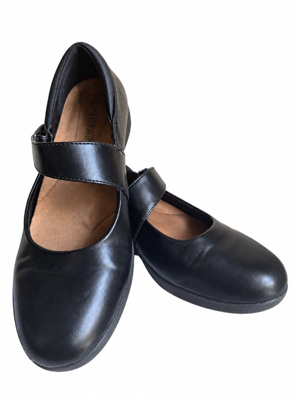 DREAM PAIRS Black Mary Jane Ballet Flats Comfort Work Shoes Size 8